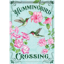 Hummingbird Crossing Garden Flag                  CR6-53034