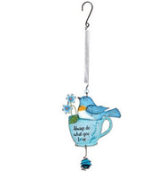 Bouncy Blue Bird in Cup Hanging Decor     SV0694776