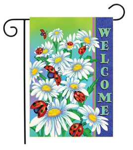 Ladybugs Welcome Garden Flag   GF4-0235