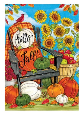 Pumpkins & Sunflowers Garden Flag      CD-35223-6