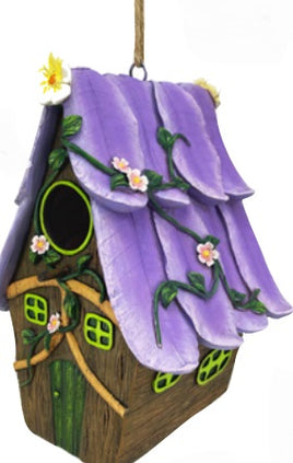 Purple Petal Roof Bird House   RCS2040919