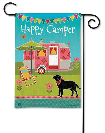 camping out garden flag sd-31351