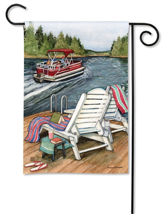 lake weekend garden flag sd-31871