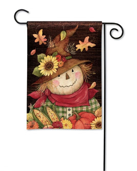 autumn scarecrow garden flag                            sd-31965