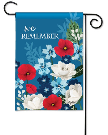 we remember garden flag sd-32122