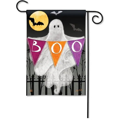 boo ghost garden flag sd-33144