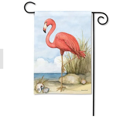 flamingo cove garden flag sd-33182