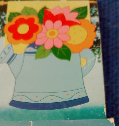 watering can applique standard flag 28" x 40" bb-94017