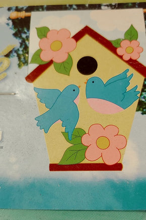 birdhouse applique standard flag 28" x 40" bb-94018