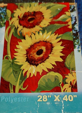 martha's sunflowers standard flag  28" x 40"                bb-96051