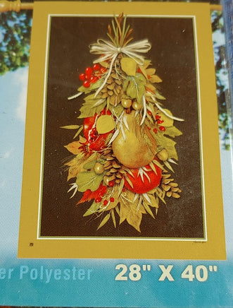 fruits of fall standard flag 28" x 40" bb-99234