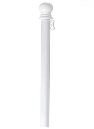standard flag pole - white p9-734wh