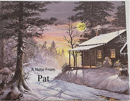 winter cabin personalized notes                     lr-17