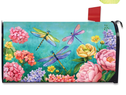 garden dragonflies mailbox cover mc5-9717