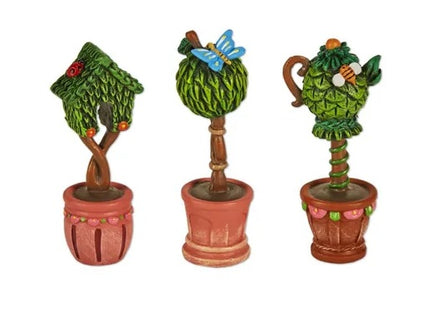 mini potted topiaries set of 3 sd-me177