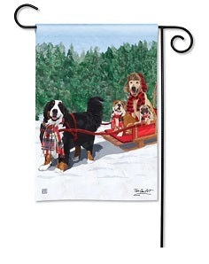 mountain dogs garden flag sd-33017