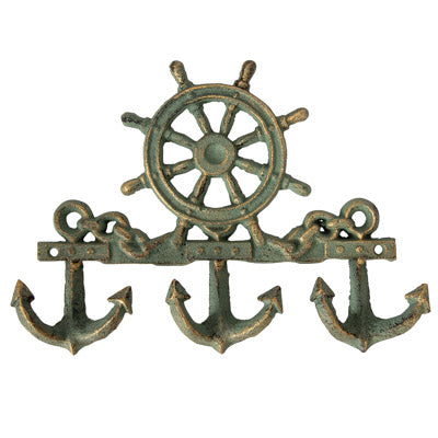 nautical key hook h-6764-5