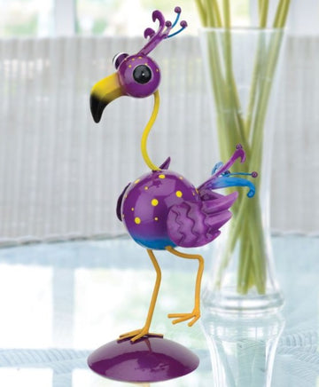 metal purple silly peacock - head up ra0813191
