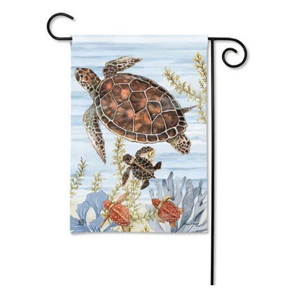 swimming turtles garden flag sd-33183
