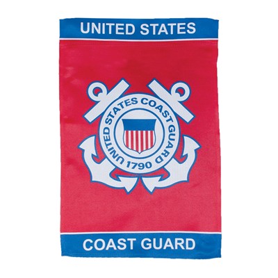 u.s.coast guard lustre garden flag sd-4496