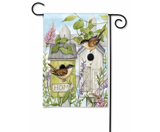 Birds with Flowers Flags