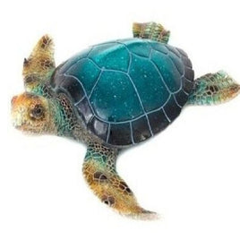 Blue Resin Sea Turtle Large Figurine 15"                      WW-311