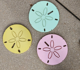 Wood Sand Dollar Wall Decor