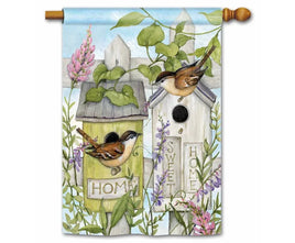 Birdhouse Vines Standard Flag                  SD-93243