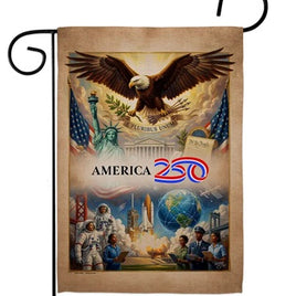 America 250th Eagle Liberty USA Garden Flag  TG-70990