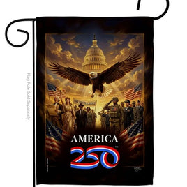 America's 250th Justice & Service Garden Flag    TG-70992