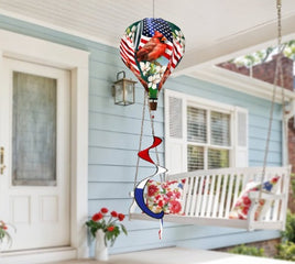 American Cardinal Hot Air Balloon Spinner  SP10-8507
