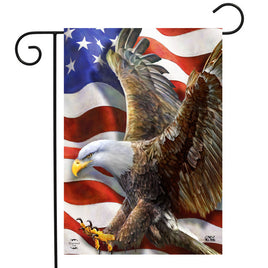American Freedom Eagle Garden Flag   GF4-8845