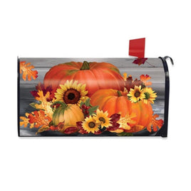 Autumn Pumpkin Trio Mailbox Cover       MC6-9260