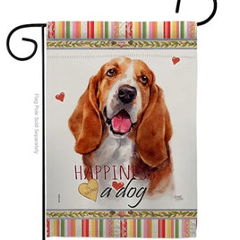 Basset Hound Garden Flag    TG-60149