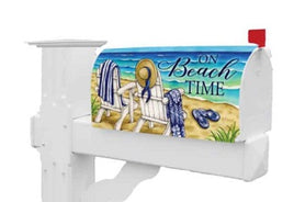 Beach Adirondacks Chairs Mailbox Cover      CD-05069-8