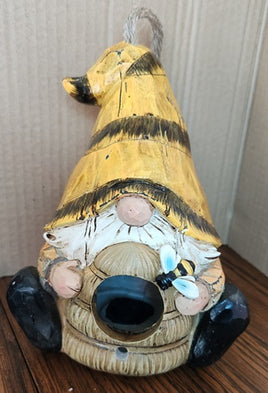Bee Hive Gnome Birdhouse        GR071990-YW