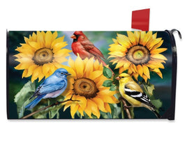 Birds In the Garden Mailbox Cover       MC6-8503