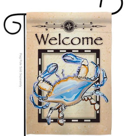 Blue Carb Garden Flag    TG-67028