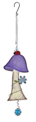 Bouncy Purple Mushroom Hanging Decor     SV0694757