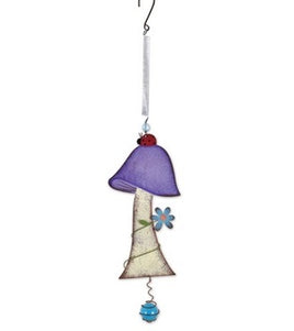 Bouncy Purple Mushroom Hanging Decor     SV0694757