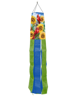 Windsock Cardinals & Sunflowers    WS5-9152
