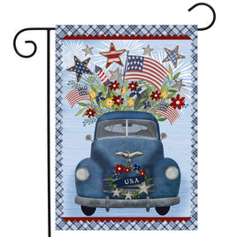 Celebrate American Pickup Garden Flag   GF4-8641