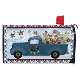 Celebrate American Pickup Mailbox Cover       MC6-8641