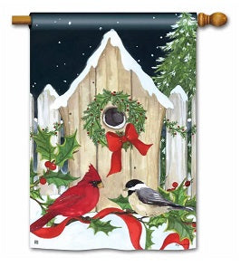 Christmas Cottage Standard Flag                  SD-96903