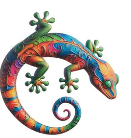 Colorful Burano Gecko 16" Wall Decor      RA1214257