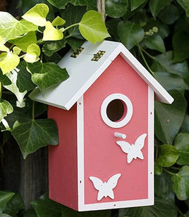 Cotton Candy Birdhouse with Butterflies   BN0813701