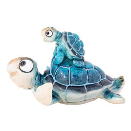 Cute Turtle with Baby Figurine   WW-983