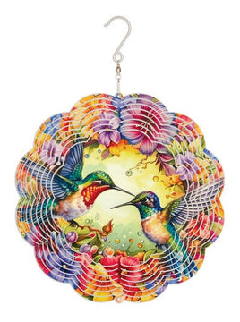 Hummingbirds Metal Wind Spinner  11"   SV1099600