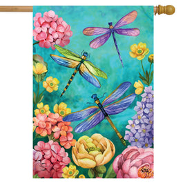Dragonfly Garden Std Flag HF8-29717