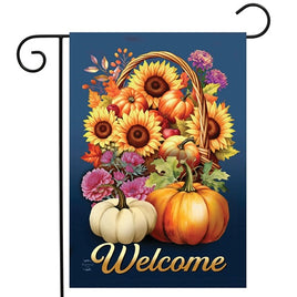 Fall Basket Garden Flag   GF4- 8469